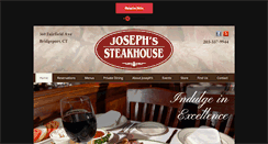 Desktop Screenshot of josephssteakhouse.com